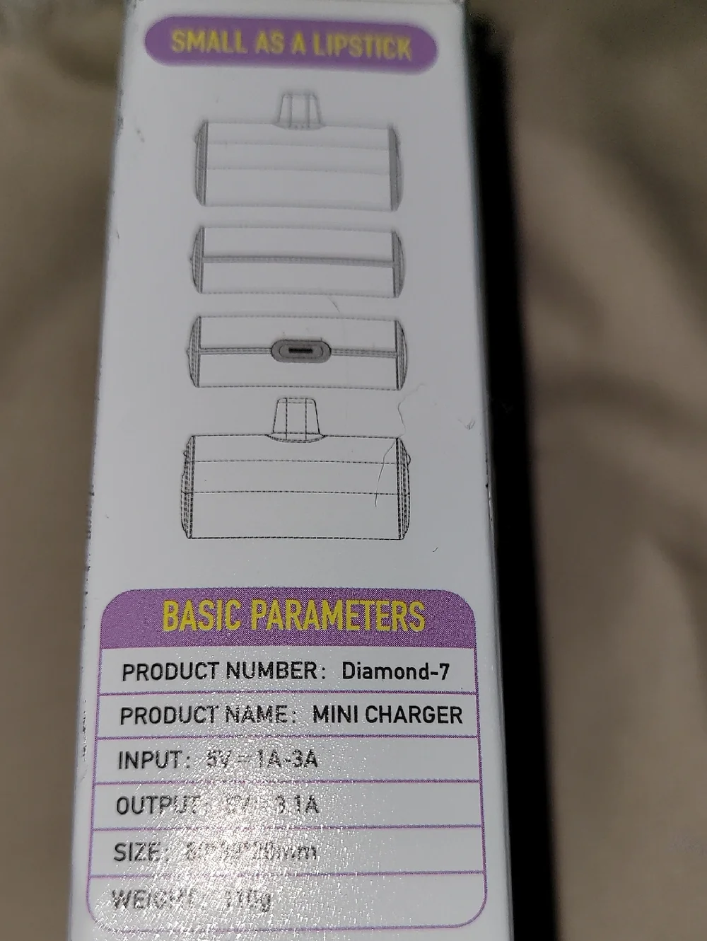 IOS Mini Shiny Power Charger